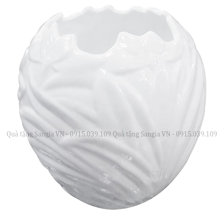 MẪU BÌNH HOA GỐM BÁT TRÀNG CHẠM NỔI HOA