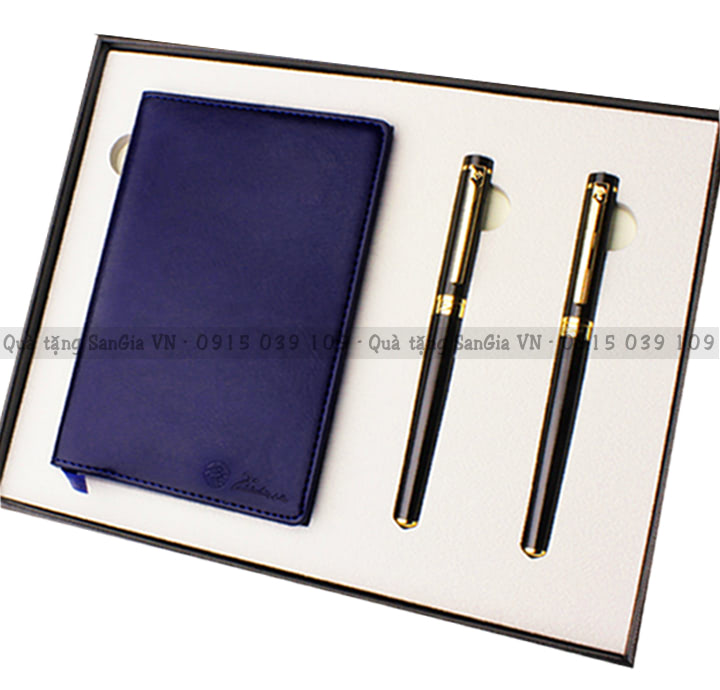 MẪU BỘ QUÀ TẶNG SỔ TAY + BÚT IN LOGO
