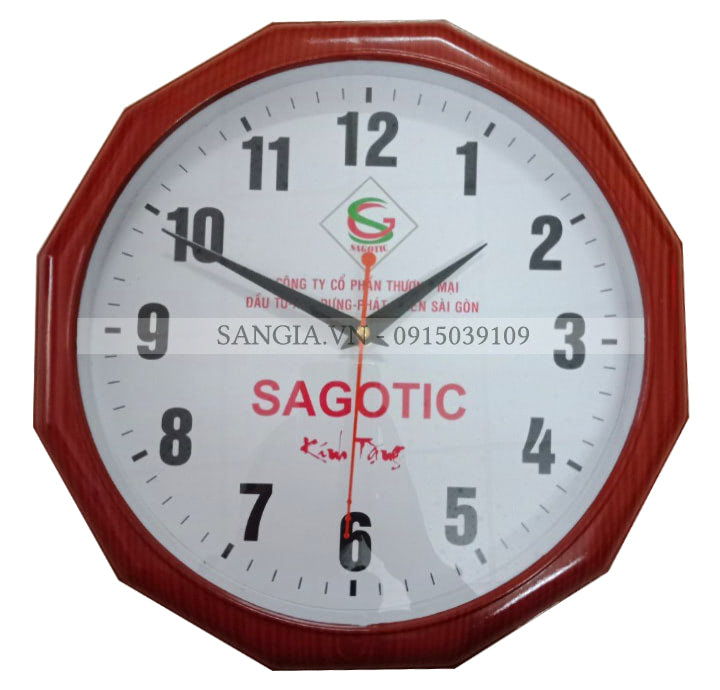 MẪU ĐỒNG HỒ QUẢNG CÁO IN LOGO SAGOTIC
