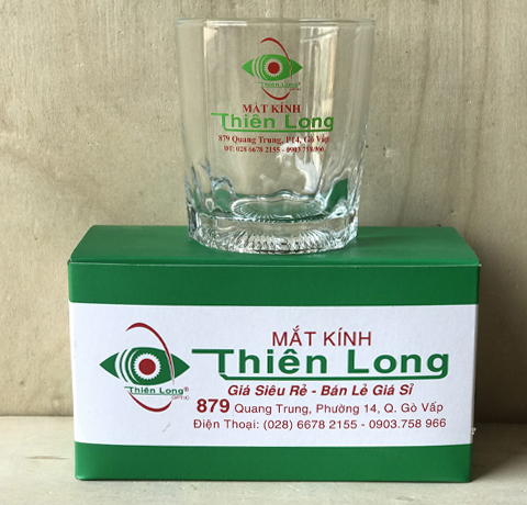 BỘ QUÀ TẶNG KHAI TRƯƠNG 2 LY ĐÁY KHÍA 250ml ĐỘC ĐÁO