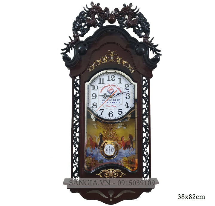 MẪU ĐỒNG HỒ QUẢ LẮC BẰNG GỖ CAO CẤP