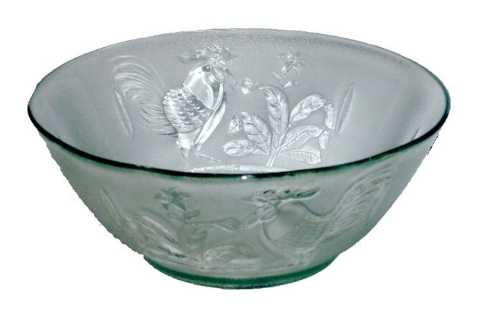 TÔ CON GÀ (THỦY TINH MÀU) INDO 15,3cm