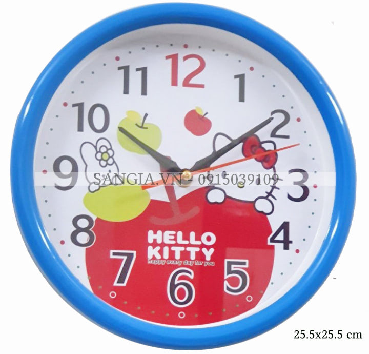 MẪU ĐỒNG HỒ TRÒN HELLO KITTY GIÁ RẺ