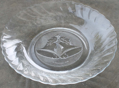 MẪU DĨA THỦY TINH INDO 22cm (GIÁ CHƯA GỒM IN LOGO)