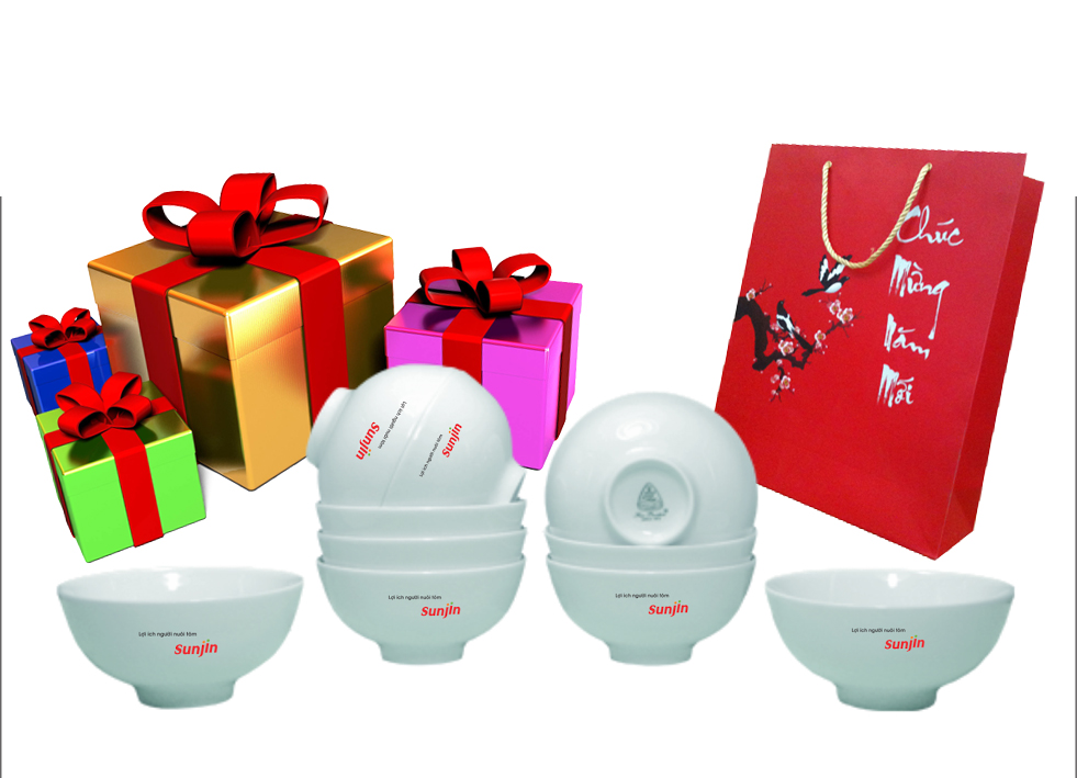 GIÁ IN LOGO LÊN BỘ QUÀ TẶNG DOANH NGHIỆP 10 MÓN (CHỈ TÍNH GIÁ IN)