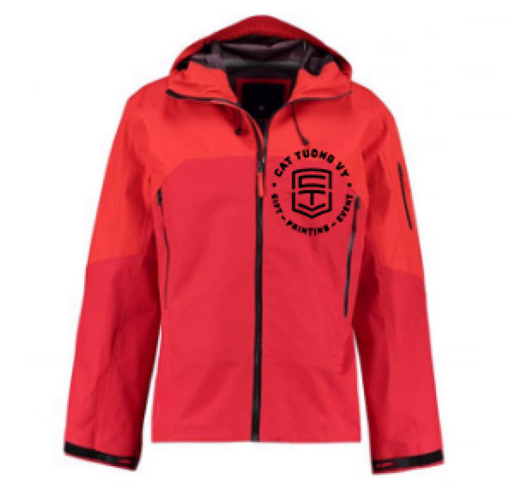 MẪU ÁO KHOÁC NAM NỮ IN LOGO THƯƠNG HIỆU CÁT TƯỜNG