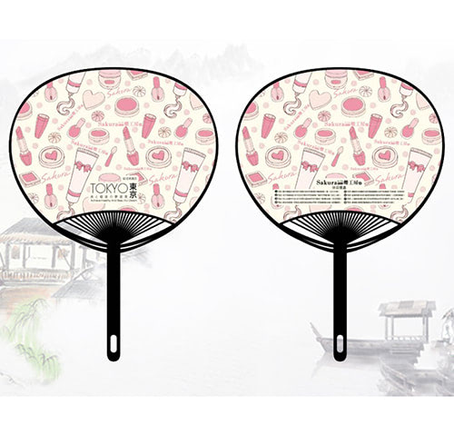 QUẠT NHỰA NAN HOA IN HÌNH ẢNH THEO YÊU CẦU