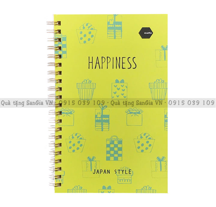 MẪU SỔ TAY QUÀ TẶNG RẺ NHẤT HCM IN LOGO JAPAN STYLE