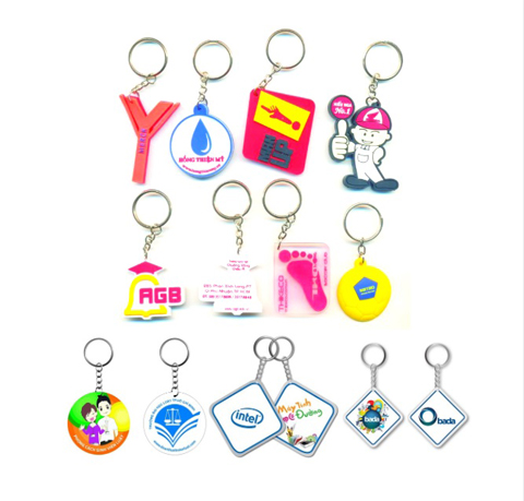 LIST MÓC KHÓA MỚI NHẤT SIÊU ĐẸP LÀM QUÀ TẶNG IN LOGO GIÁ RẺ