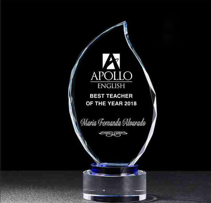 MẪU KỶ NIỆM CHƯƠNG PHA LÊ GIÁ RẺ IN LOGO APOLO