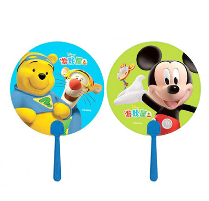 MẪU QUẠT NHỰA PP IN HÌNH ẢNH HOẠT HÌNH