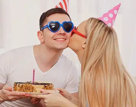 Qua sinh nhat cho chong