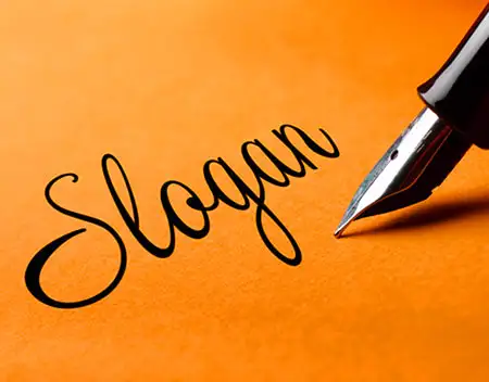 Slogan hay