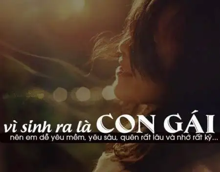 cau noi hay ve con gai